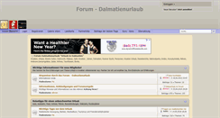 Desktop Screenshot of forum-dalmatienurlaub.de