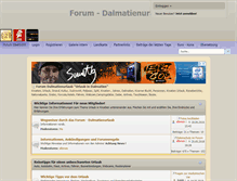 Tablet Screenshot of forum-dalmatienurlaub.de